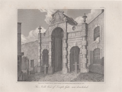 The North View of Temple Gate, now demolished